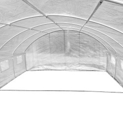 Tunel szklarniowy 40m2 PREMIUM white 4x10m