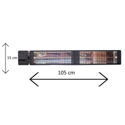 Promiennik Mars Panel Grzewczy IR 3000 W + Pilot