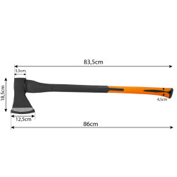 Toporek z rękojeścią siekierka długa do drewna 86cm