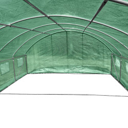 Tunel szklarniowy 32m2 PREMIUM green 4x8m 25mm