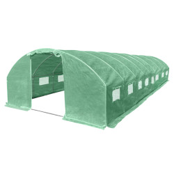 Tunel szklarniowy 32m2 PREMIUM green 4x8m 25mm