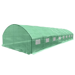 Tunel szklarniowy 32m2 PREMIUM green 4x8m 25mm