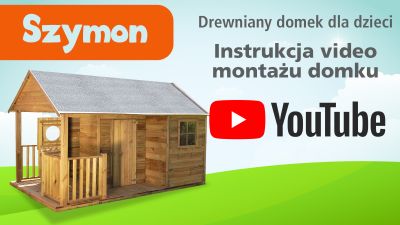 Domek dla dzieci ogrodowy - Szymon